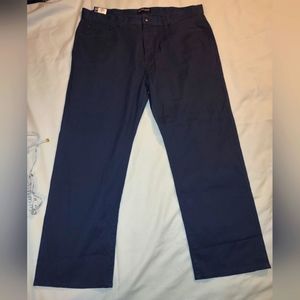 Men's Kirkland cotton blue pants size 42x30